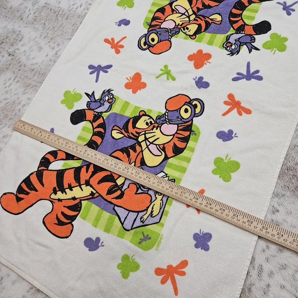Vintage Disney Winnie The Pooh Tigger Bird Bugs Towel And Facecloth